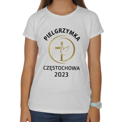 Koszulka religijna pielgrzymkowa damska - Na Pielgrzymkę 07